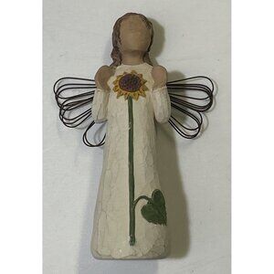 Willow Tree Angel Of Summer Figurine 2001 Susan Lordi Sunflower